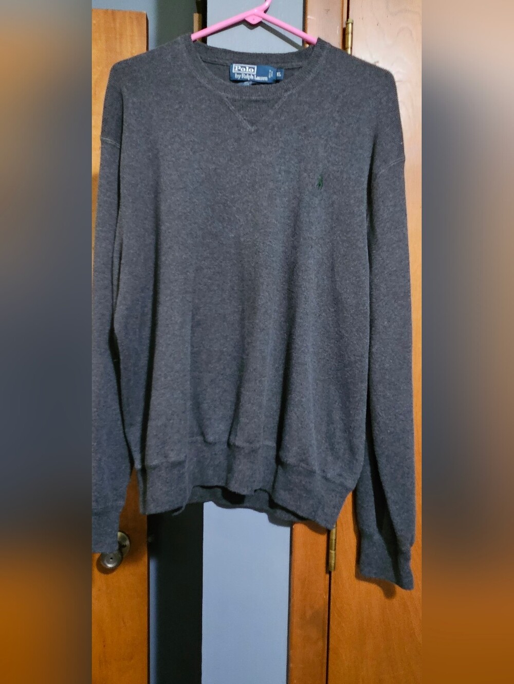 Polo by Ralph Lauren Charcoal Crewneck Sweater